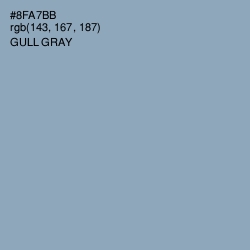 #8FA7BB - Gull Gray Color Image